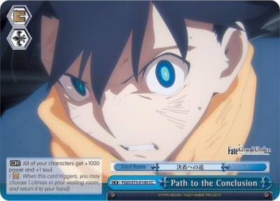 Path to the Conclusion FGO/S75-E100 CC Fate/Grand Order Absolute Demonic Front: Babylonia Card