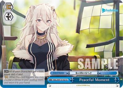 Peaceful Moment HOL/W91-E142 CC hololive production Card