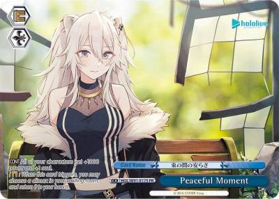 Peaceful Moment PR HOL/W91-E175 PR hololive production Card