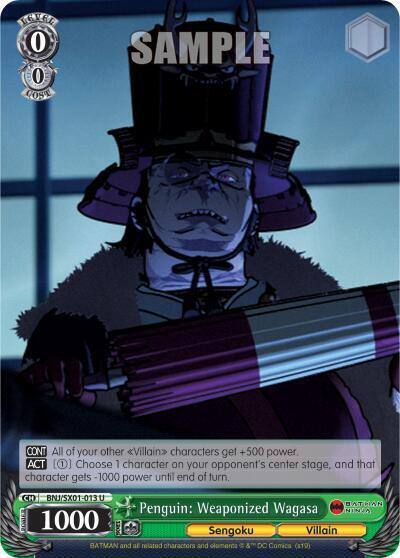 Penguin Weaponized Wagasa BNJ/SX01-013 U Batman Ninja Card