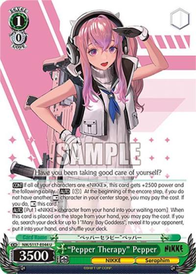 Pepper Therapy Pepper NIK/S117-E044 U GODDESS OF VICTORY: NIKKE Card