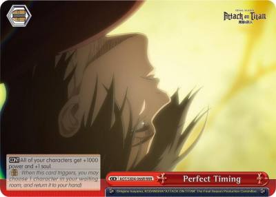 Perfect Timing RRR AOT/SX04-066R RRR Attack On Titan: Final Season Card