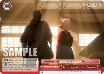 Persisting With Her Thoughts LRC/W105-E064 CC Lycoris Recoil Card