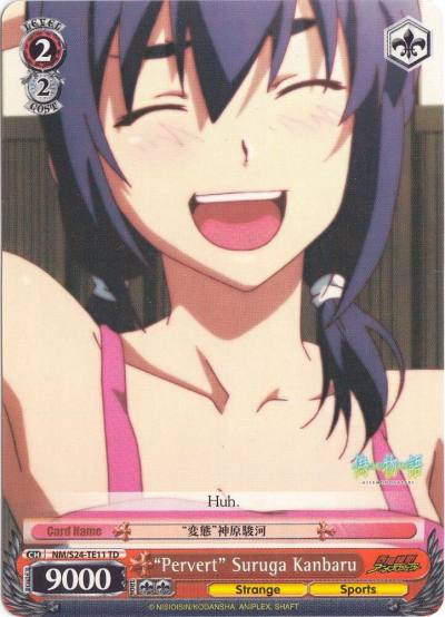 Pervert Suruga Kanbaru TD NM/S24-TE11 TD NISEMONOGATARI Card