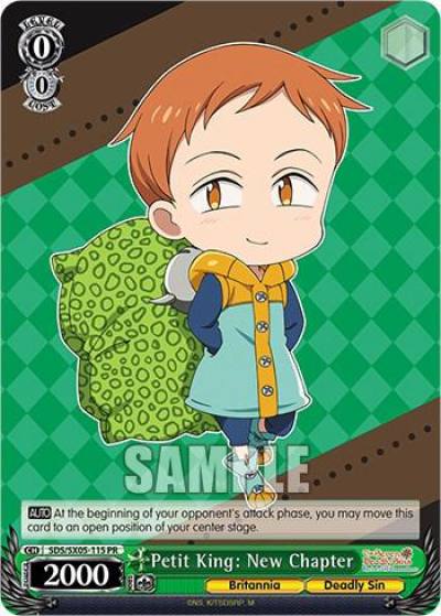 Petit King New Chapter SDS/SX05-115 PR The Seven Deadly Sins: Revival of The Commandments Card
