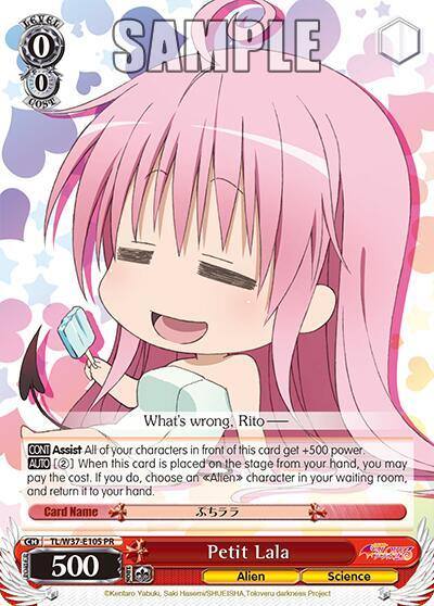 Petit Lala TL/W37-E105 PR To Loveru Darkness 2nd Card