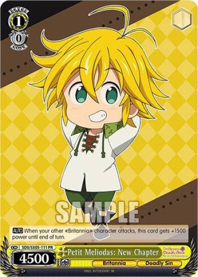 Petit Meliodas New Chapter SDS/SX05-111 PR The Seven Deadly Sins: Revival of The Commandments Card