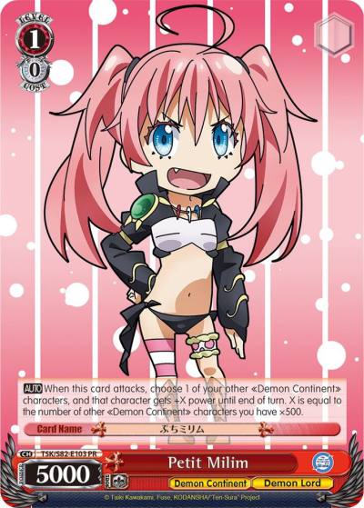 Petit Milim TSK/S82-E103 PR That Time I Got Reincarnated as a Slime Vol.2 Card