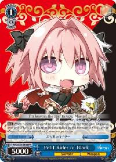 Petit Rider of Black APO/S53-E103 PR Fate/Apocrypha Card