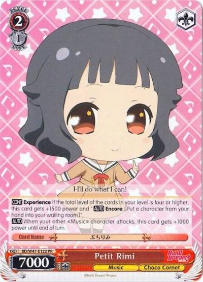 Petit Rimi BD/W47-E122 PR BanG Dream! Card