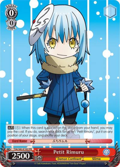 Petit Rimuru TSK/S82-E102 PR That Time I Got Reincarnated as a Slime Vol.2 Card