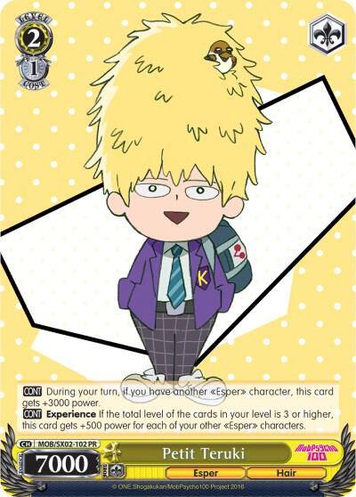 Petit Teruki MOB/SX02-102 PR Mob Psycho 100 Card