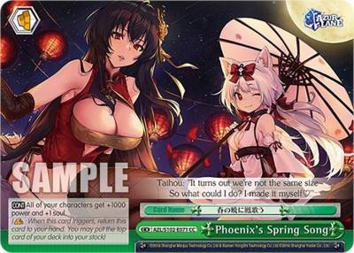 Phoenixs Spring Song AZL/S102-E071 CC Azur Lane Card