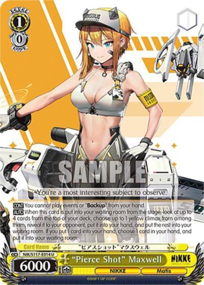 Pierce Shot Maxwell NIK/S117-E014 U GODDESS OF VICTORY: NIKKE Card
