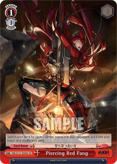 Piercing Red Fang SR NIK/S117-E080S SR GODDESS OF VICTORY: NIKKE Card