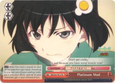 Platinum Mad Trial Deck NM/S24-TE13 TD NISEMONOGATARI Card
