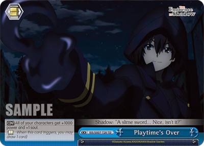 Playtime s Over EIS/SX07-T20 The Eminence in Shadow Card