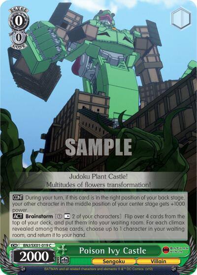 Poison Ivy Castle BNJ/SX01-019 C Batman Ninja Card