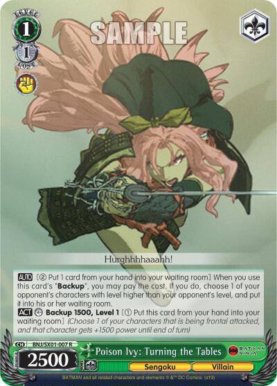 Poison Ivy Turning the Tables BNJ/SX01-007 R Batman Ninja Card