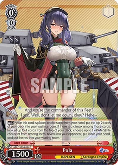 Pola AZL/S119-E088 C Azur Lane Vol. 2 Card