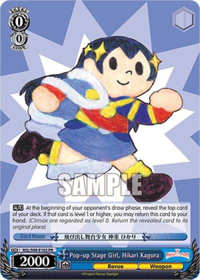 Pop up Stage Girl Hikari Kagura RSL/S98-E102 PR Revue Starlight The Movie Card