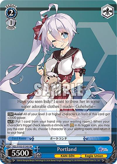 Portland SR AZL/S102-E134S SR Azur Lane Card