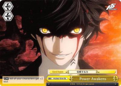 Power Awakens P5/S45-TE10 TD Persona 5 Card