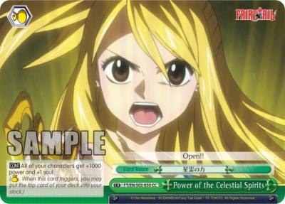 Power of the Celestial Spirits FT/EN-S02-050 CC Fairy Tail ver.E Card