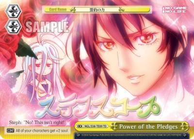 Power of the Pledges NGL/S58-TE09 TD No Game No Life Card