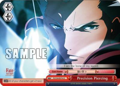Precision Piercing FS/S34-E074 CC Fate/stay night [Unlimited Blade Works] Card