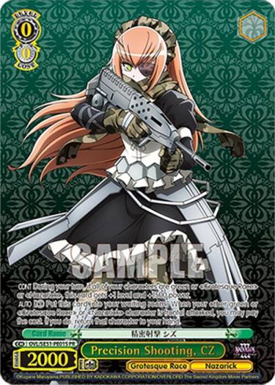 Precision Shooting CZ PR Foil OVL/SE51-PE01S PR Nazarick: Tomb of the Undead Vol.3 Extra Booster Card