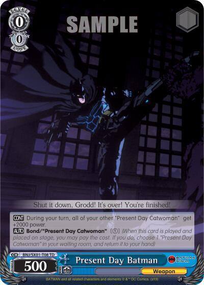 Present Day Batman BNJ/SX01-T08 TD Batman Ninja Card