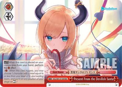 Present From the Devilish Santa RRR HOL/W91-E110R RRR hololive production Card
