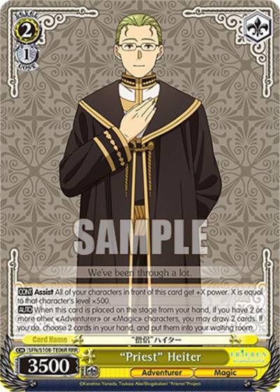 Priest Heiter RRR SFN/S108-TE06R RRR Frieren: Beyond Journey’s End Card