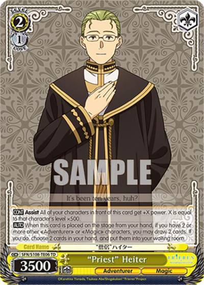 Priest Heiter SFN/S108-TE06 TD Frieren: Beyond Journey’s End Card