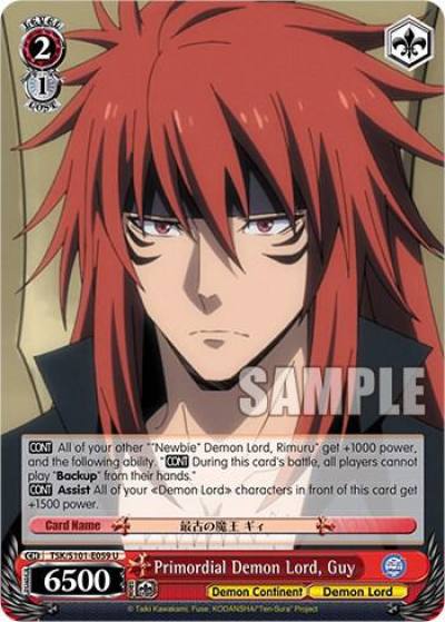 Primordial Demon Lord Guy TSK/S101-E059 U That Time I Got Reincarnated as a Slime Vol.3 Card