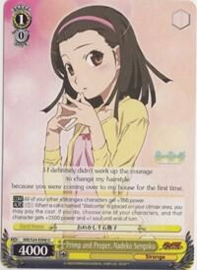 Primp and Proper Nadeko Sengoku NM/S24-E008 NISEMONOGATARI Card