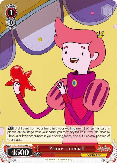Prince Gumball AT/WX02-059 U Adventure Time Card