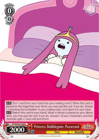 Princess Bubblegum Possessed AT/WX02-044 R Adventure Time Card