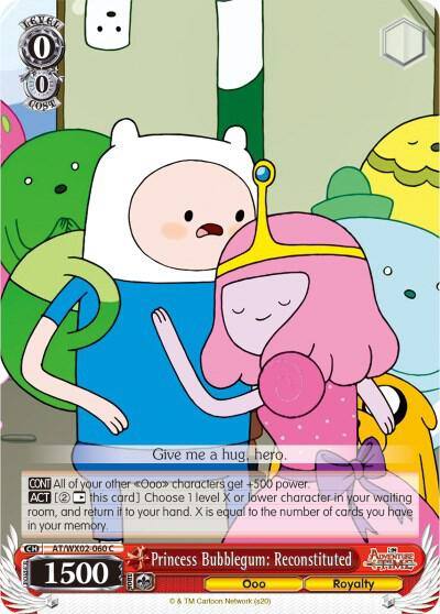 Princess Bubblegum Reconstituted AT/WX02-060 C Adventure Time Card