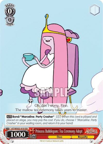 Princess Bubblegum Tea Ceremony Adept AT/WX02-A10 Adventure Time Card