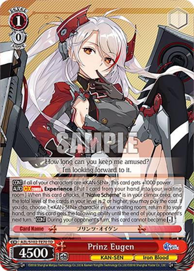 Prinz Eugen AZL/S102-TE70 TD Azur Lane Card
