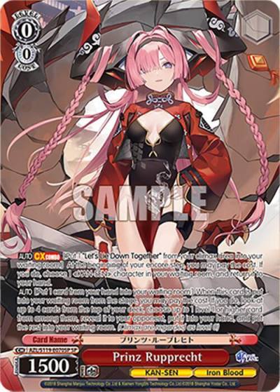 Prinz Rupprecht SP AZL/S119-E070SP SP Azur Lane Vol. 2 Card