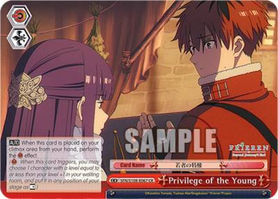 Privilege of the Young SFN/S108-E067 CR Frieren: Beyond Journey’s End Card