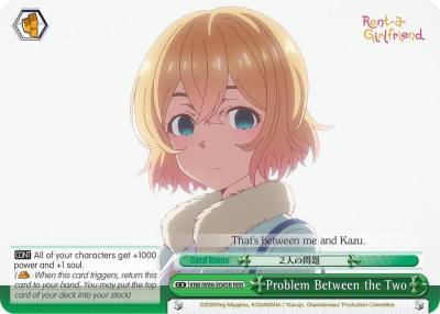 Problem Between the Two RRR KNK/W86-E045R RRR Rent-A-Girlfriend Card