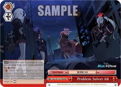 Problem Solver 68 RRR BAV/W112-E104R RRR Blue Archive Card