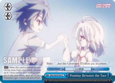 Promise Between the Two NGL/S58-E100 CC No Game No Life Card