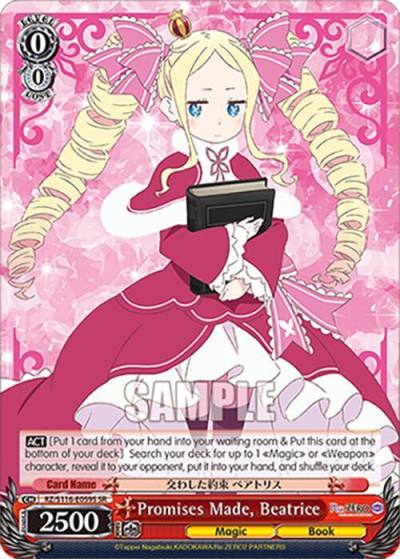 Promises Made Beatrice SR RZ/S116-E059S Re:ZERO -Starting Life in Another World- Vol.3 Card