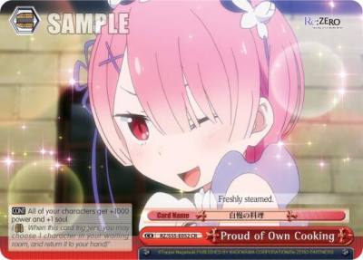 Proud of Own Cooking RZ/S55-E052 CR Re:ZERO Vol.2 Card