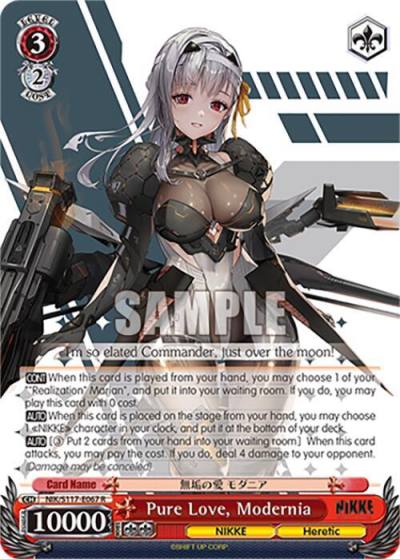 Pure Love Modernia NIK/S117-E067 R GODDESS OF VICTORY: NIKKE Card